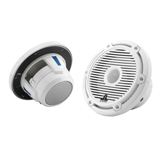 JL Audio M6 Series 65 Marine Coaxial Speakers wGloss White Classic Grille  M6650XC3Gw 0100349700