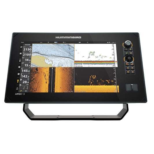 Humminbird APEX 13 VX MSI ChartplotterFishfinder wTransom Mount Transducer 4114701VX