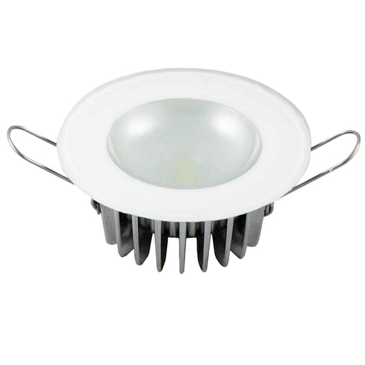 Lumitec Mirage  Flush Mount Down Light  Glass Finish  3Color RedBlue Non Dimming wWhite Dimming 113198