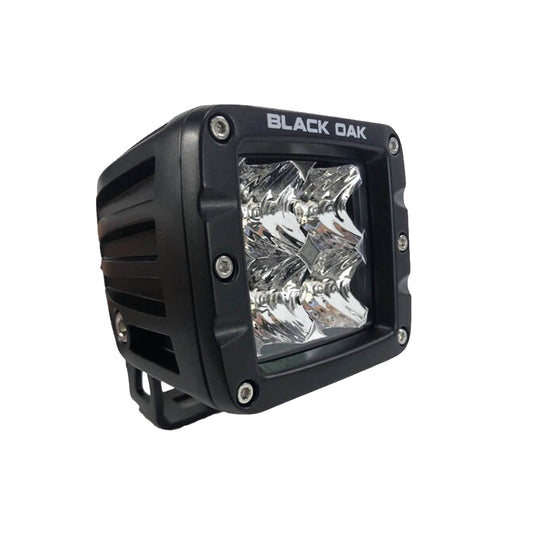 Black Oak 2 LED Pod Light  Spot Optics  Black Housing  Pro Series 30 2SPOD10CR